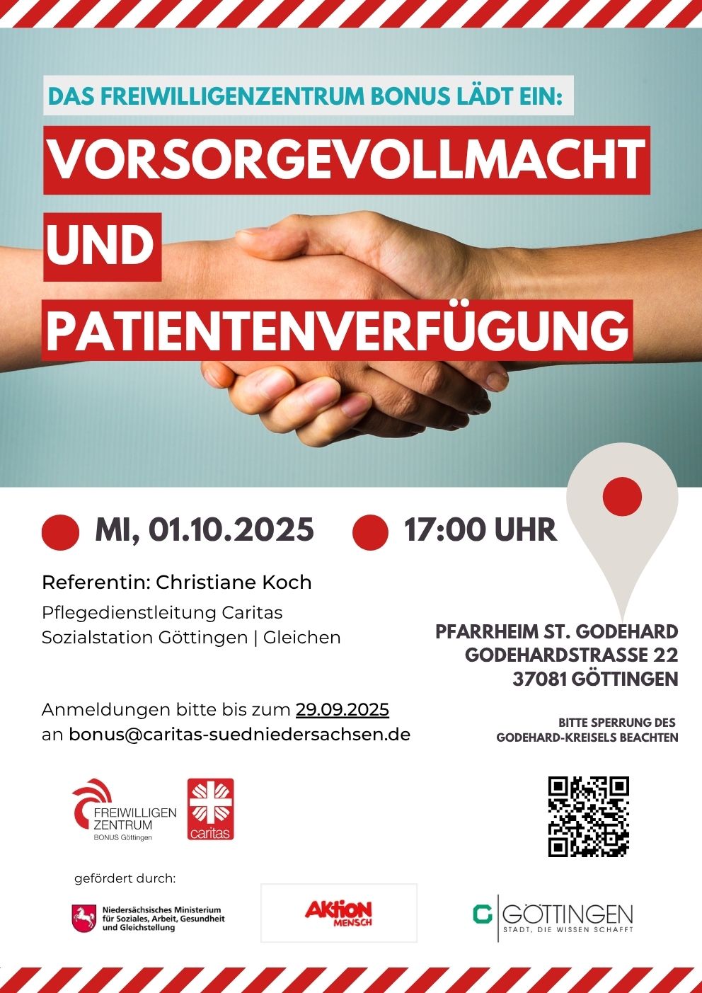 Plakat zum Infoabend