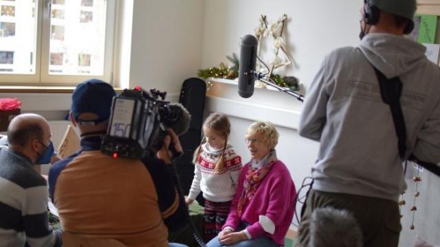 Dreharbeiten für den TV-Beitrag im NDR-Fernsehen. | Foto: Broermann / cps