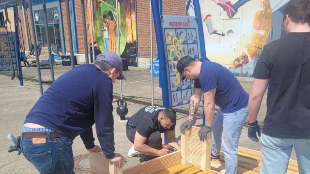 Arineo-Azubis im Einsatz für den SC Hainberg. | Foto: Lars Willmann