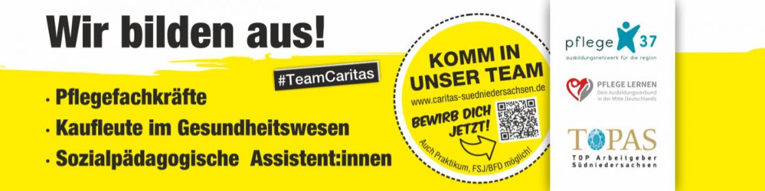 Caritas: wir bilden aus!